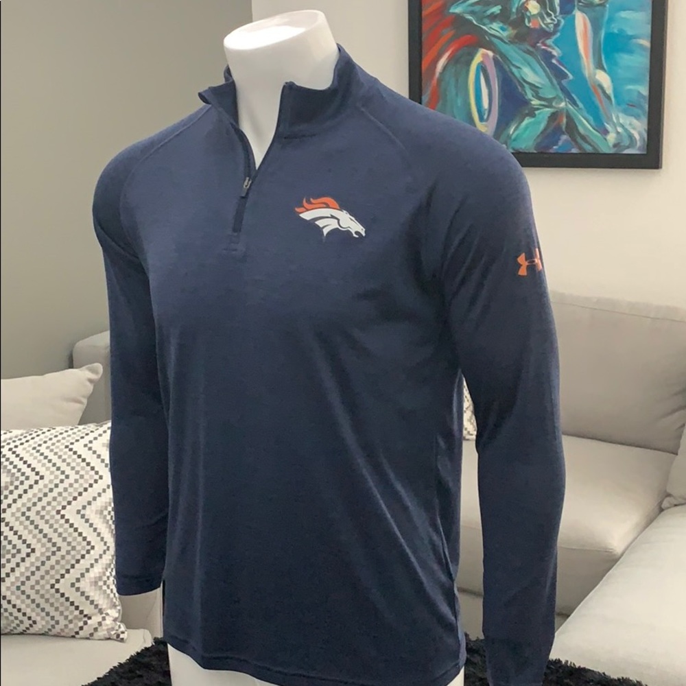 Under armor longsleeve zip up Denver Broncos